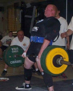 Dead lifting competition